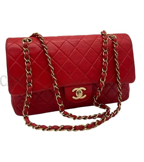 borsa chanel vernice rossa vintage|Borsa Chanel .